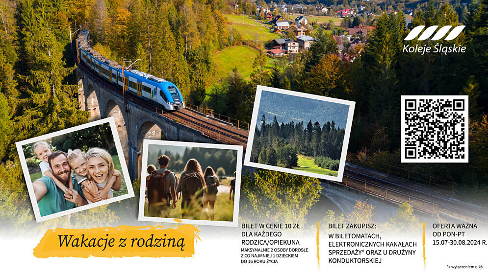 Wakacje z rodzina koleje slaskie