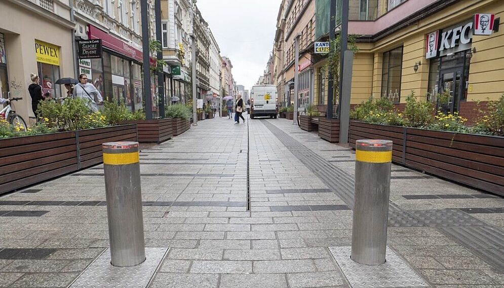 Wjazd na dworcowa w bytomiu