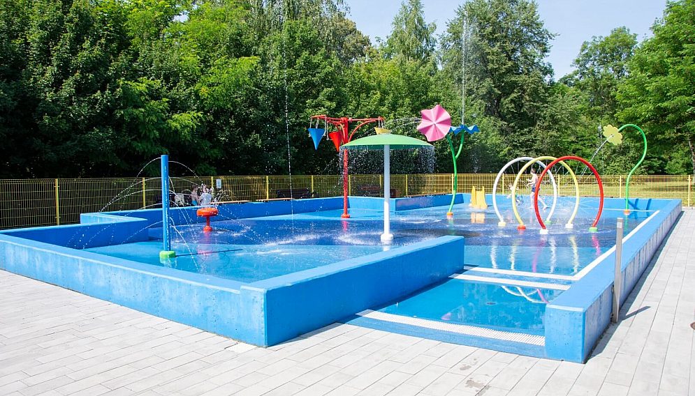 Wodny plac zabaw w bytomiu