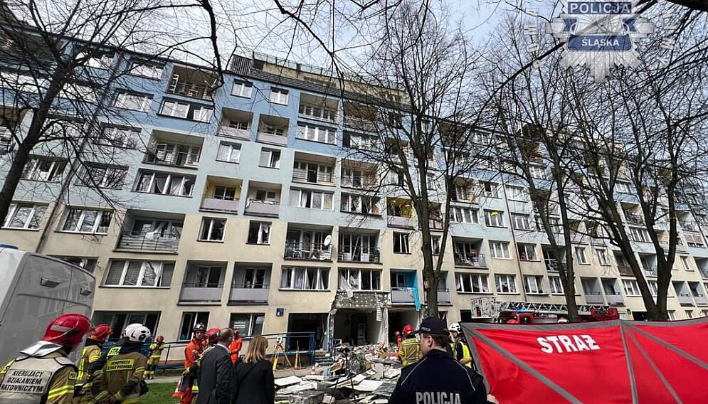 Wybuch gazu w tychach