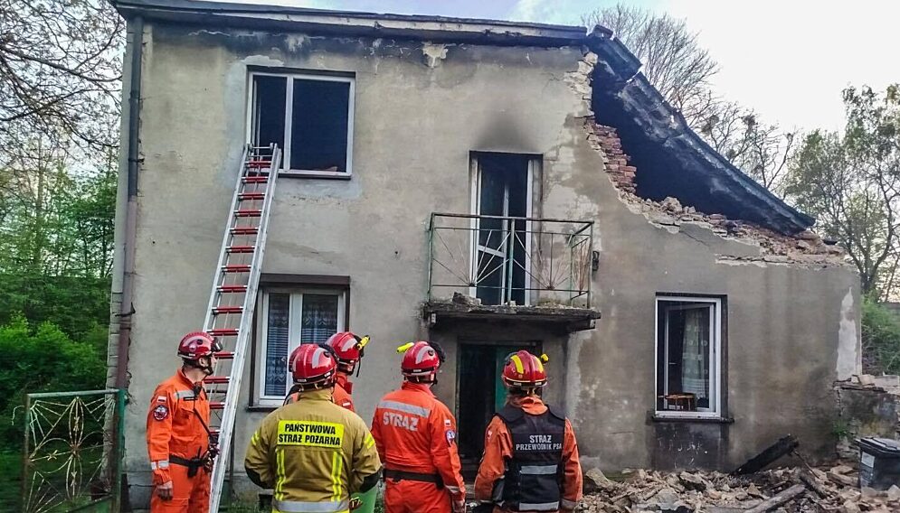 Wybuch gazu wojkowice