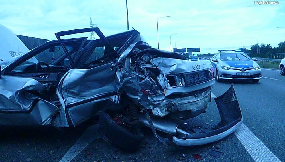 Wypadek a1 czestochowa