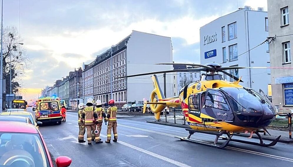 Wypadek autobusu glliwice