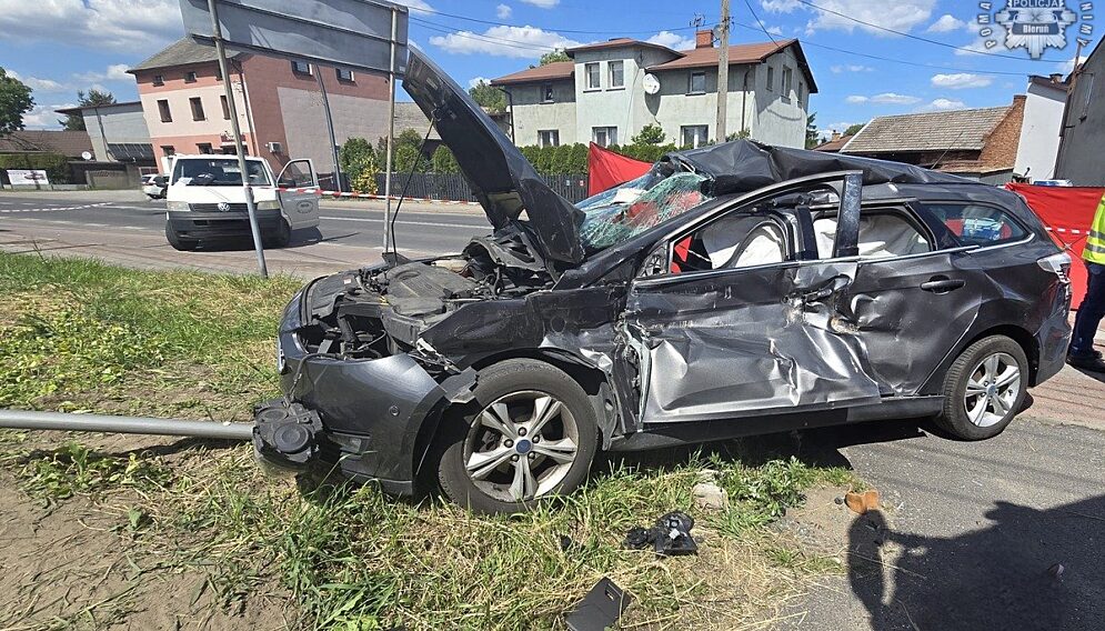Wypadek lędziny