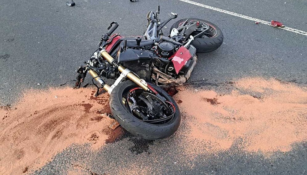 Wypadek motocyklisty ustron