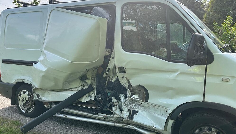 Wypadek motocyklisty w blachowni