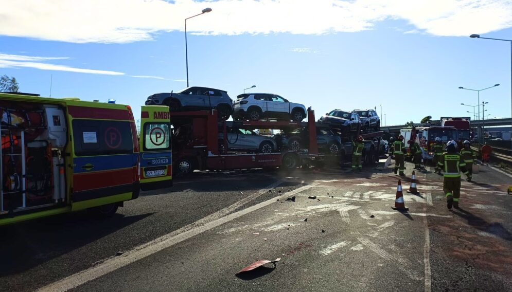 Wypadek na a4
