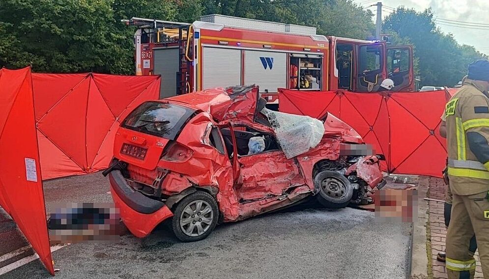 Wypadek smiertelny wodzislaw