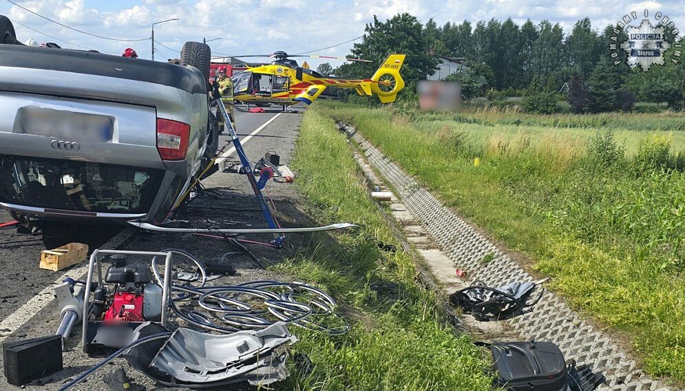 Wypadek w chelmie slaskim