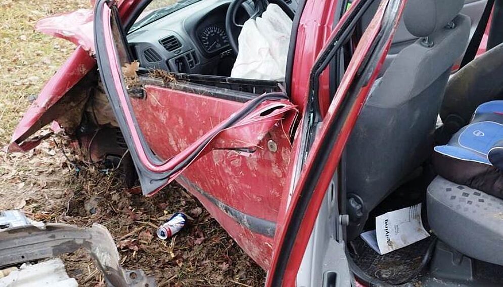 Wypadek w powiecie cieszyńskim