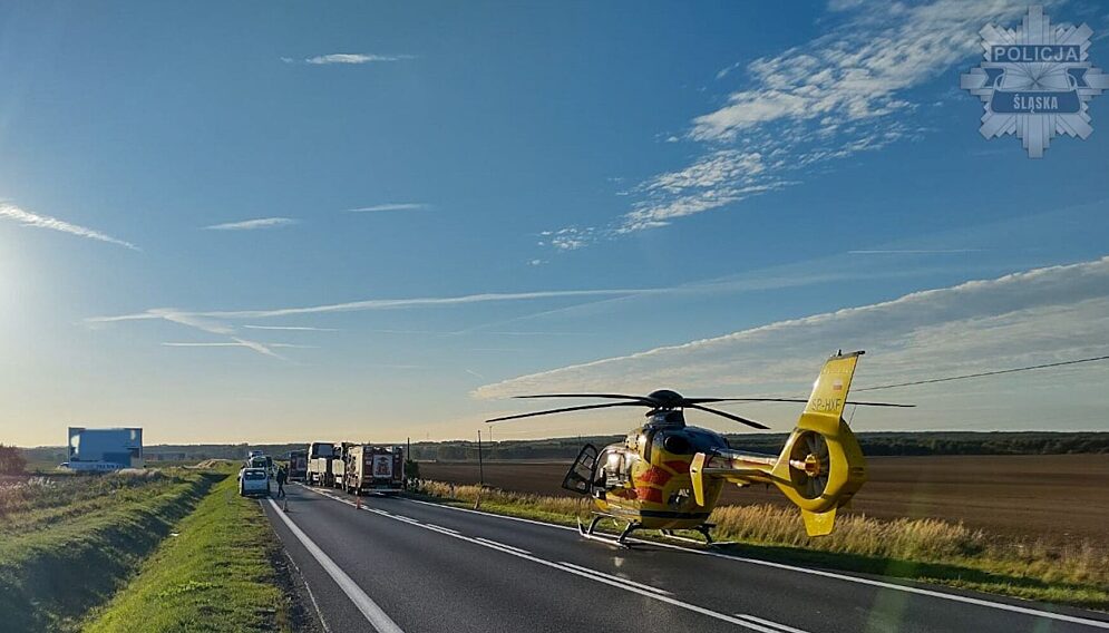 Wypadek w powiecie kłobuckim