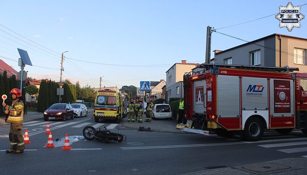 Wypadek w tarnowskich górach