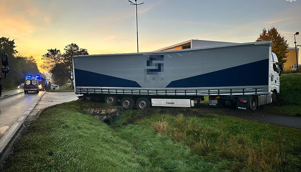 Wypadek w tarnowskich górach