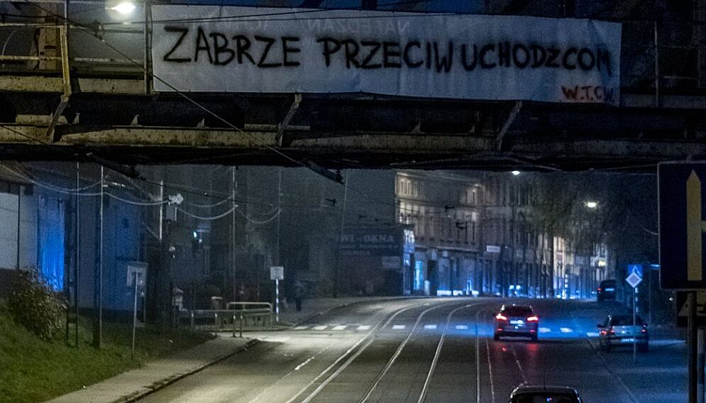 Zabrze uchodzcy przeciw