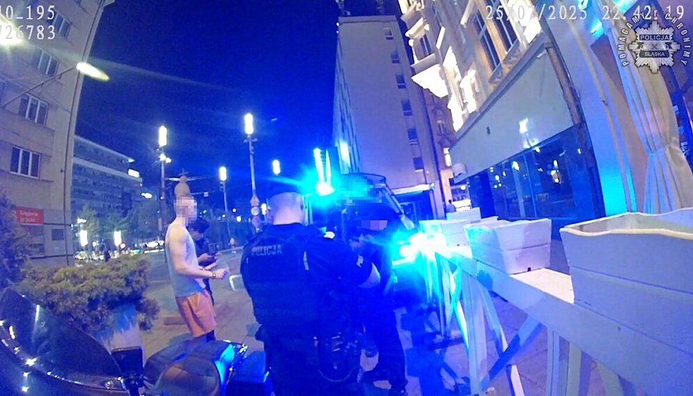 Zatrzymanie pijanego motocyklisty