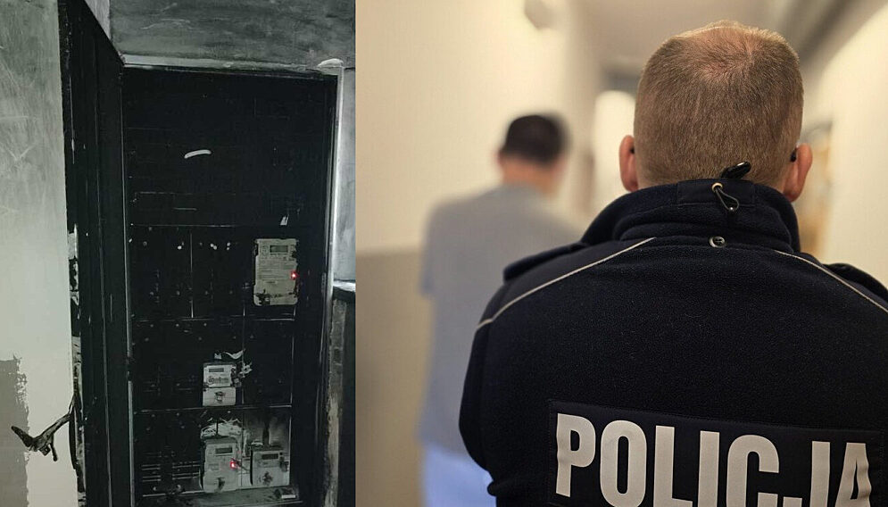 Zatrzymanie podpalacza