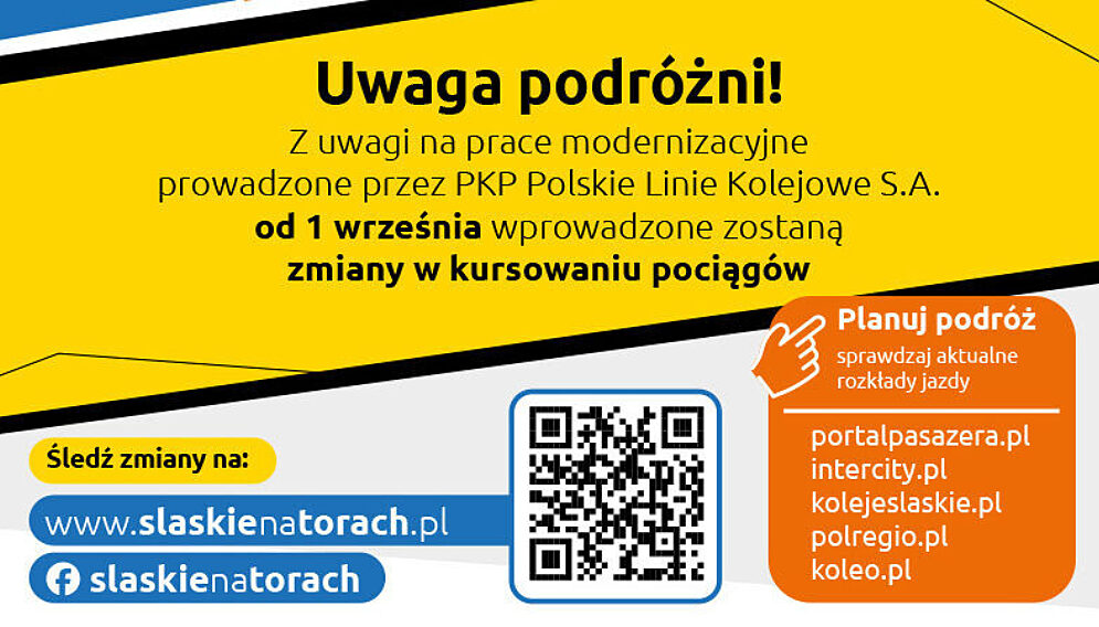 Zmiany w rozkladzie kolei slaskich