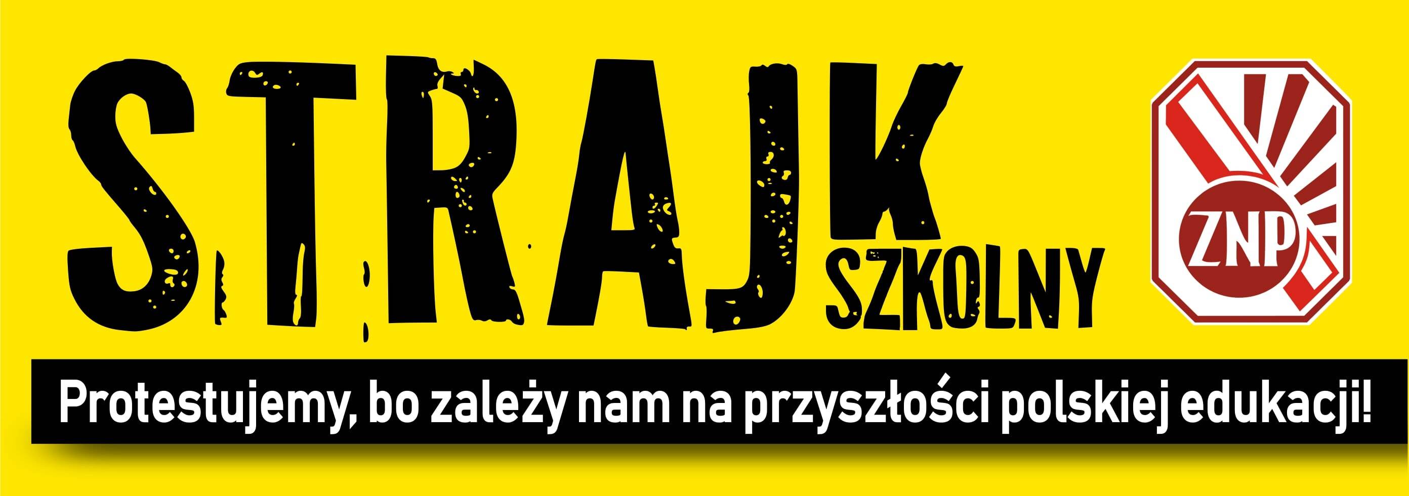 Baner strajk ZNP