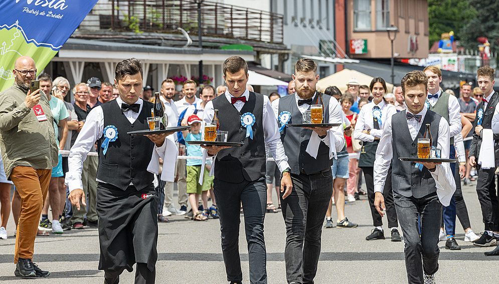 Bieg kelnerow w wisle