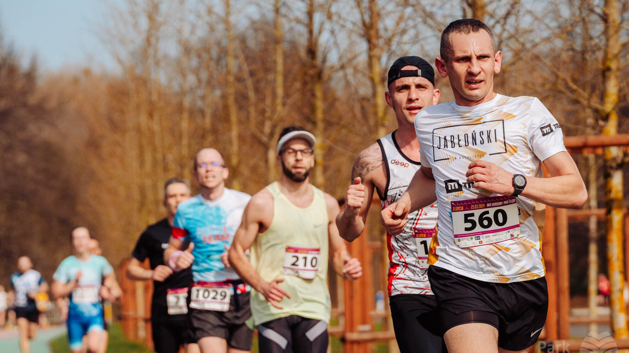 Bieg wiosenny w parku slaskim 2025