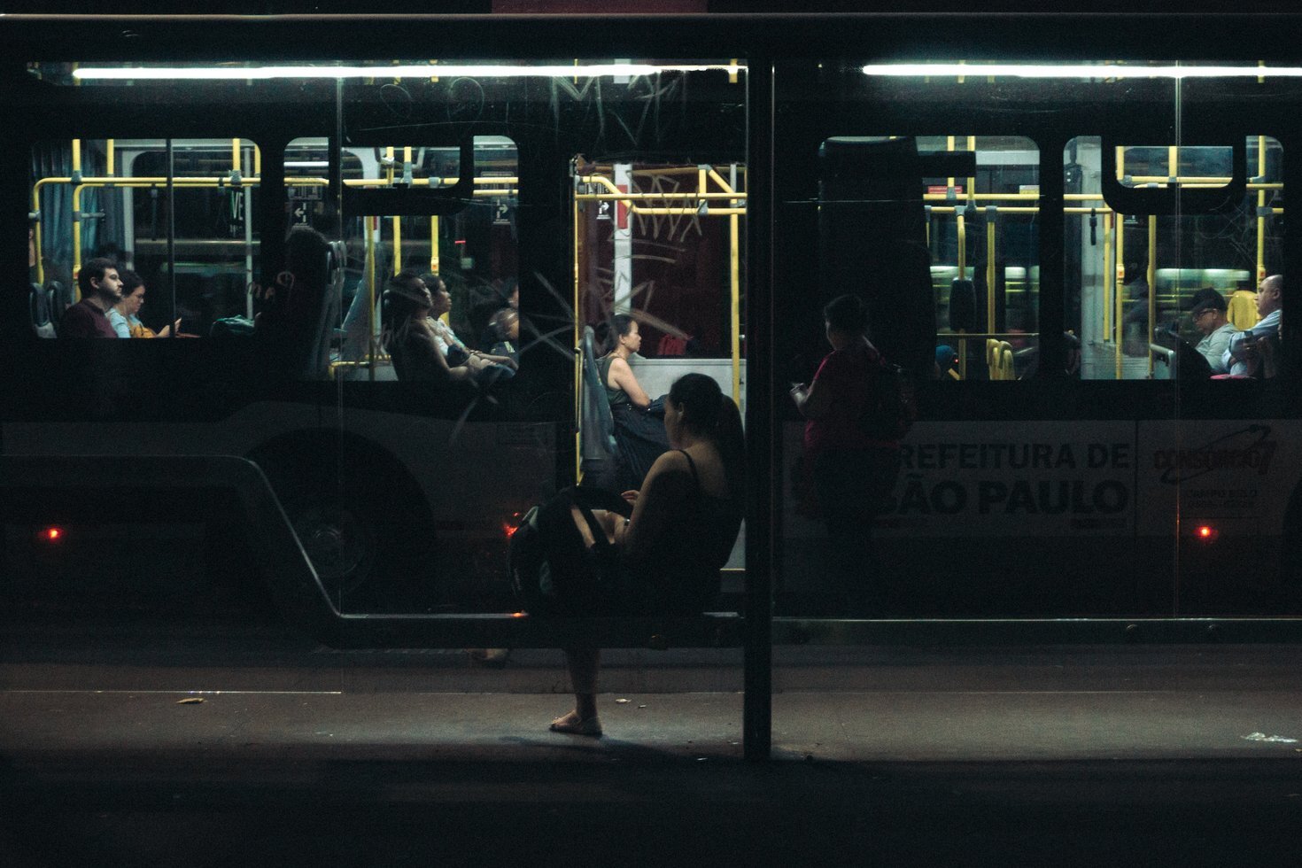 Blur bus bus stop 1970284