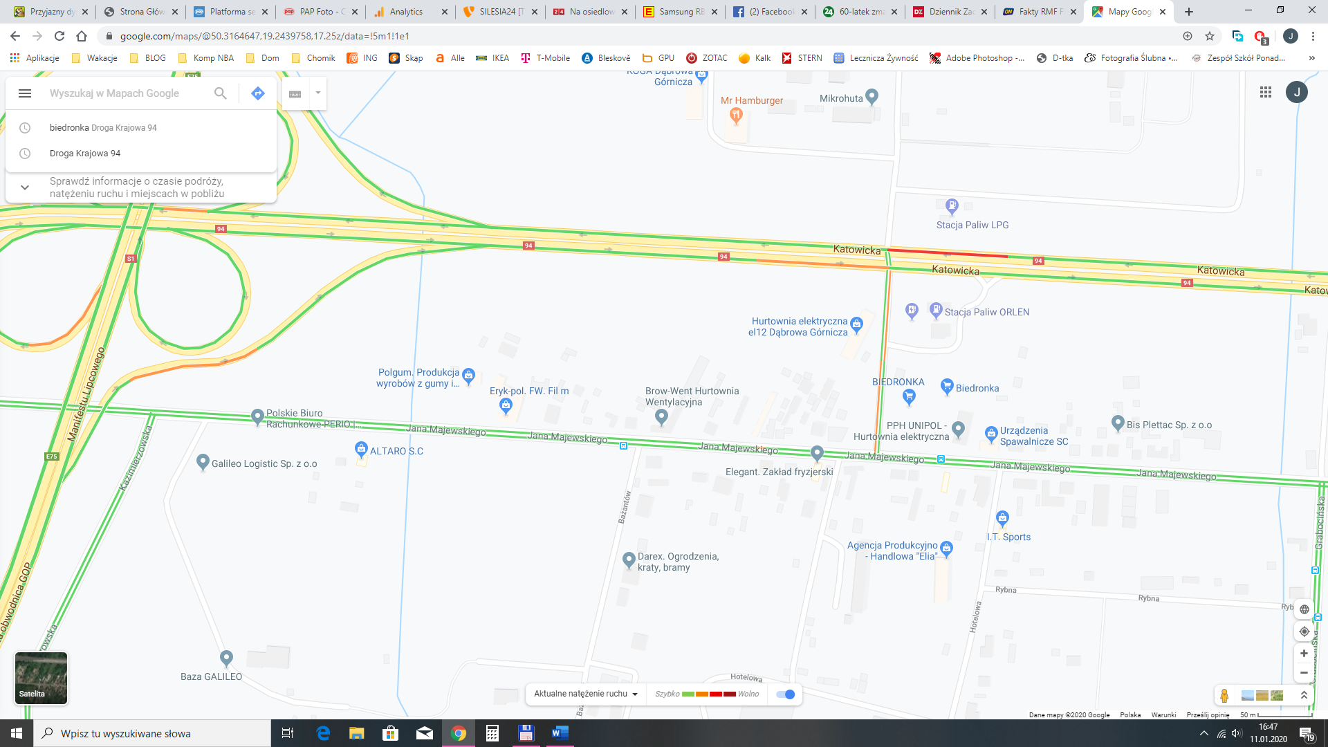 Dk94 dg kolizja