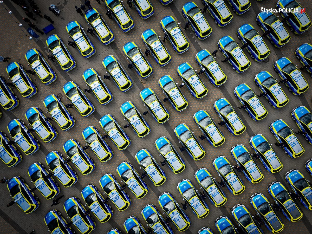 Flota slaskiej policji