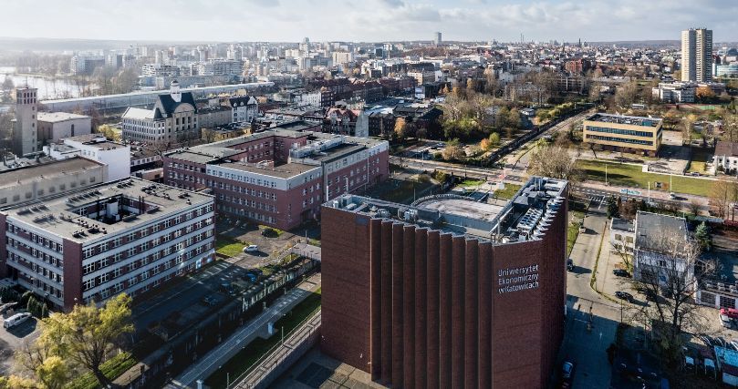 Katowice lot ptaka