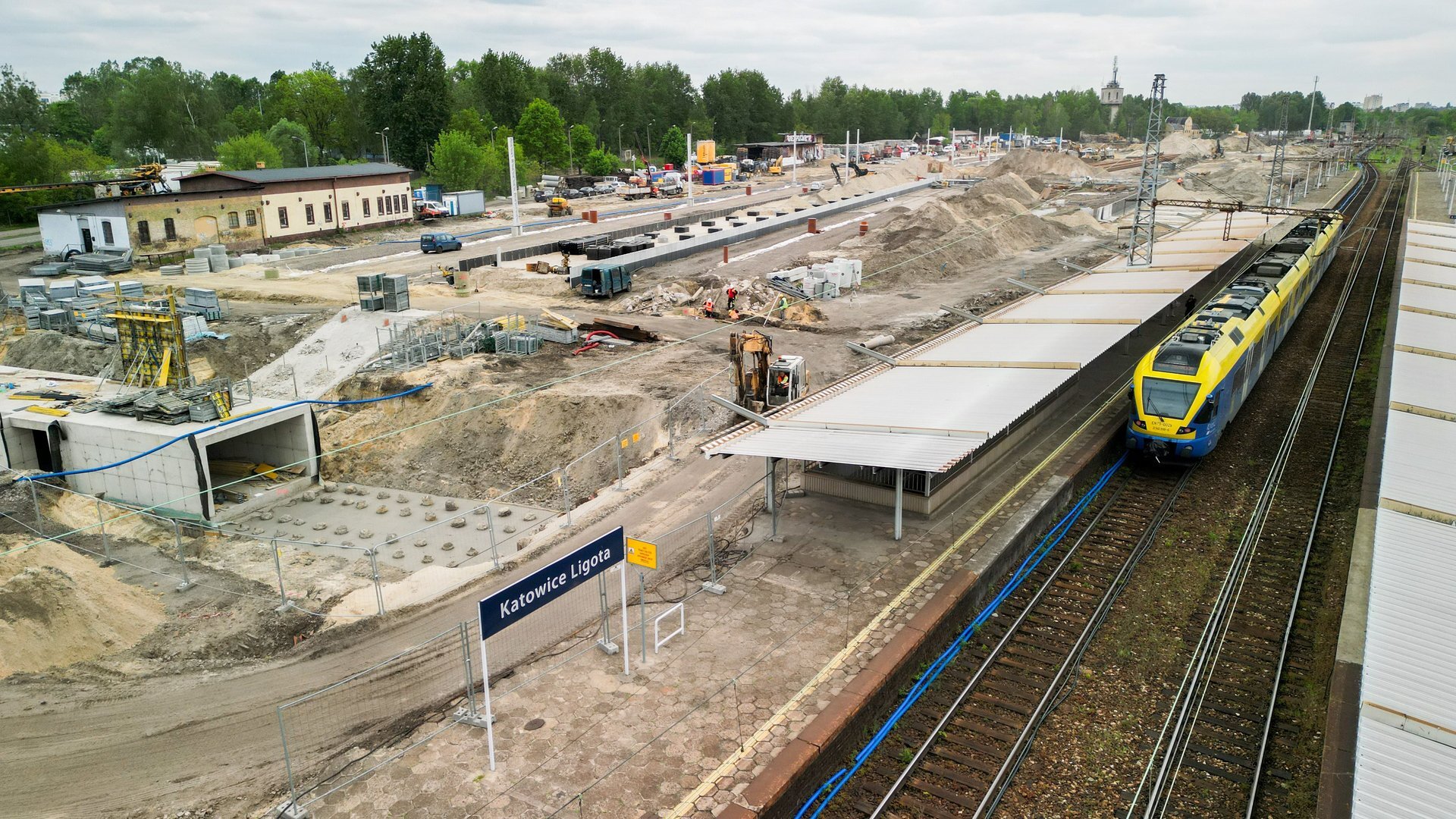 Katowicki wezek kolejowy przebudowa