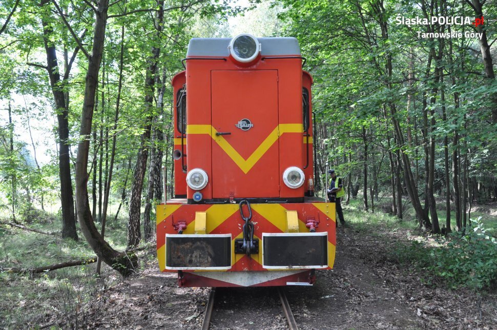 Kolejnka waskotorowa policyjne