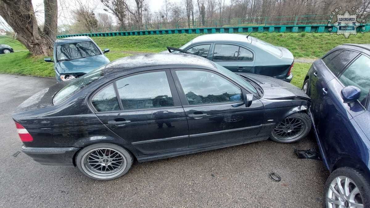 Kolizja bmw w raciborzu