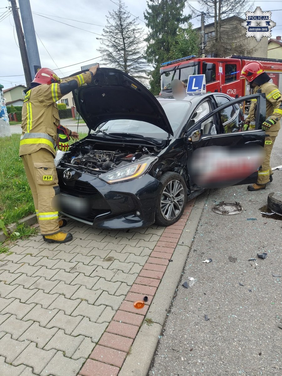 Kolizja jastrzebie zdrój