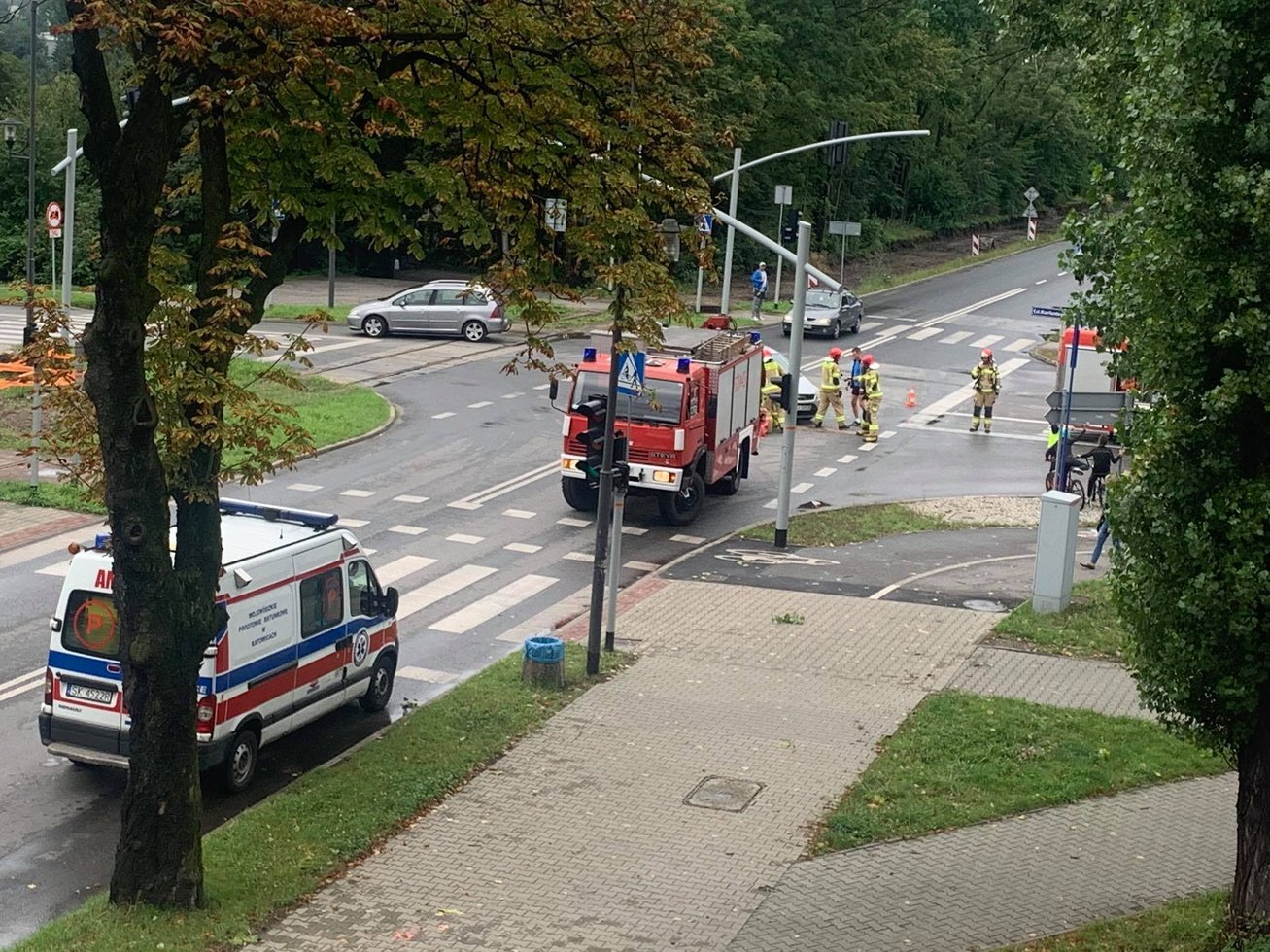 Kolizja swietochlowice 4