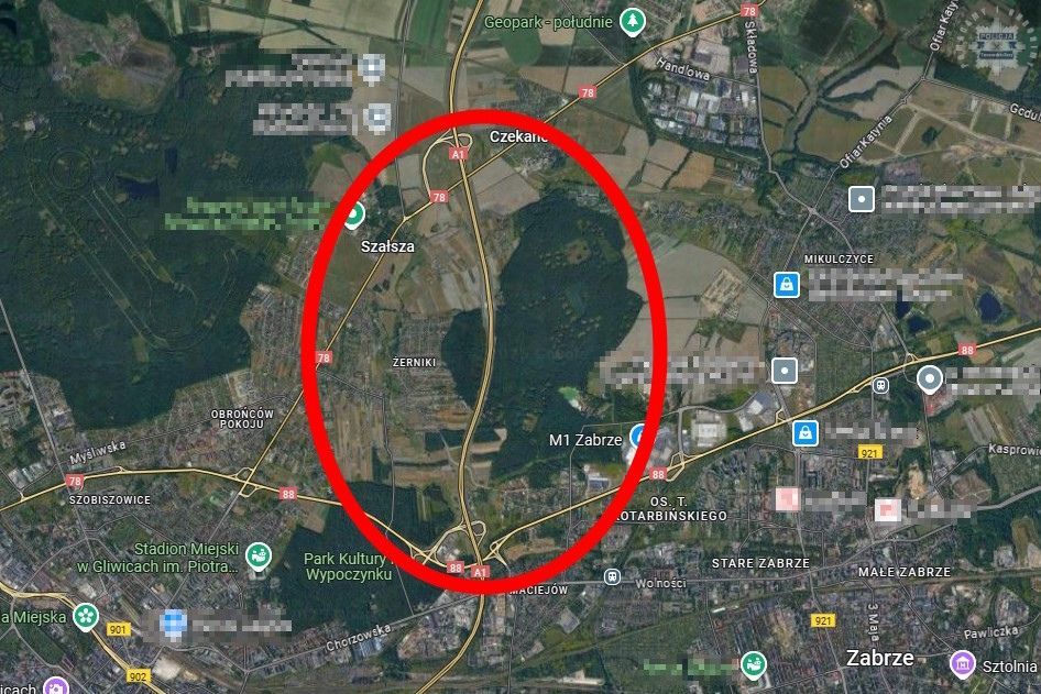 Kradzież przewodow na a1