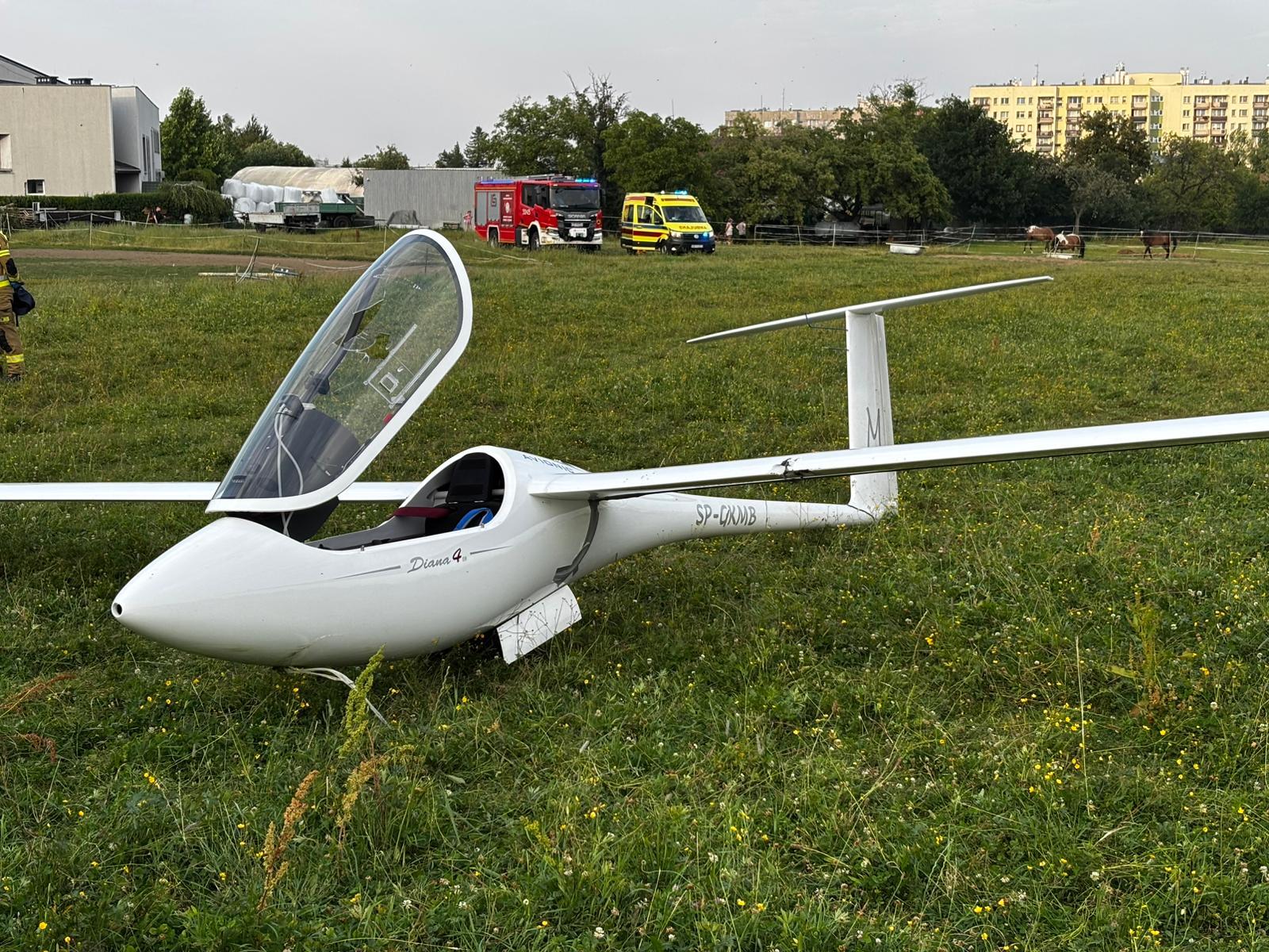 Ladowanie szybowca