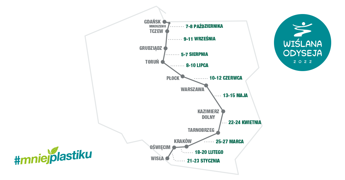 Mapa Wislana Odyseja