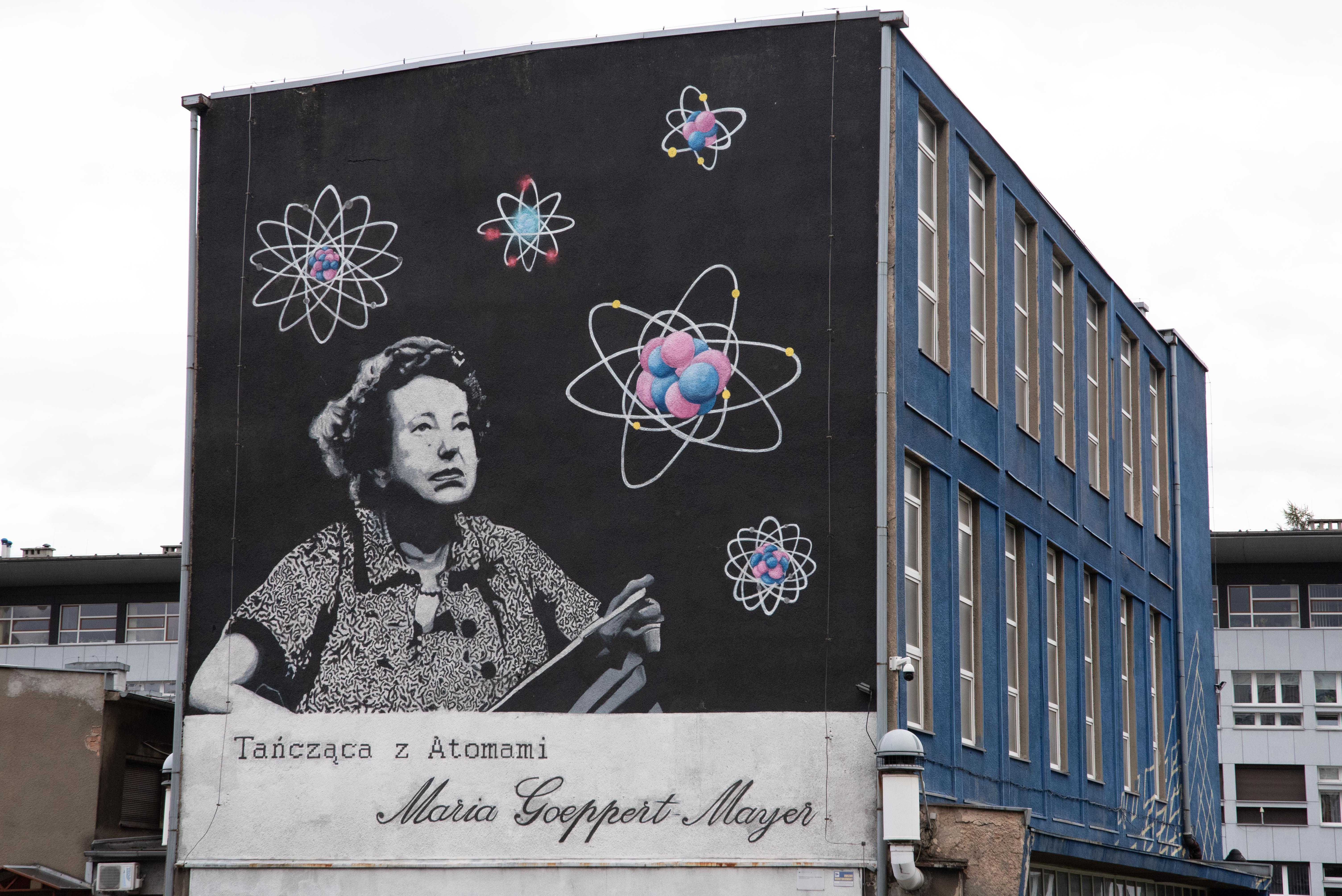 Mural przy uniwersytecie śląskim