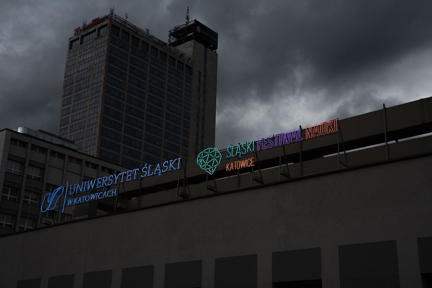 Neony Moniuszki Katowice 2023