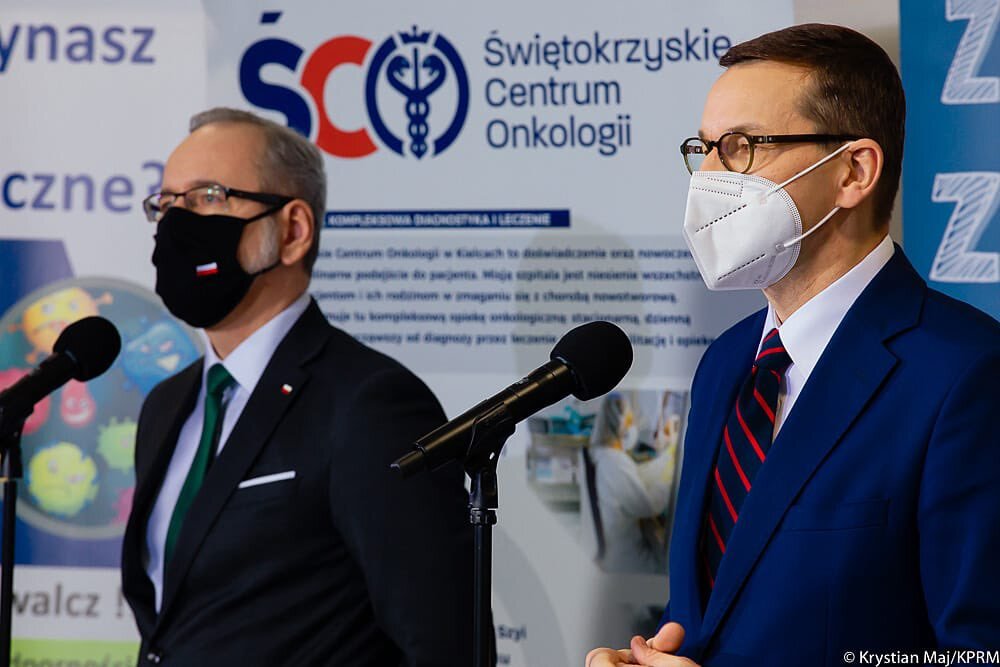 Niedzielski i morawiecki