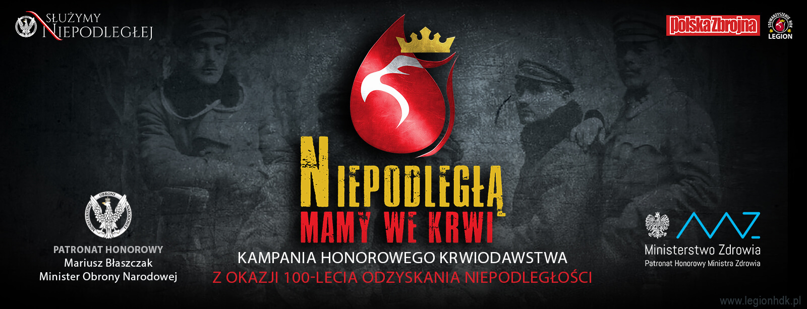 Niepodlegla mamy we krwi polska zbrojna krwiodawstwo wojsko polskie legionhdk 1