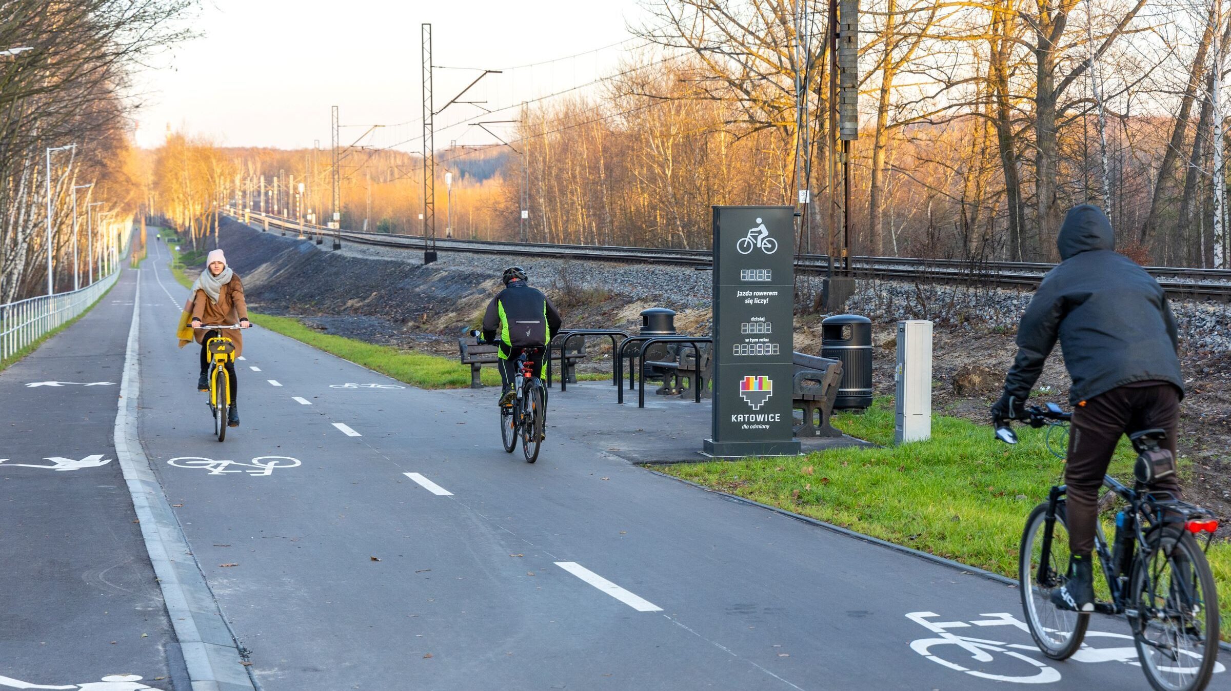 Nowe drogi rowerowe w katowicach