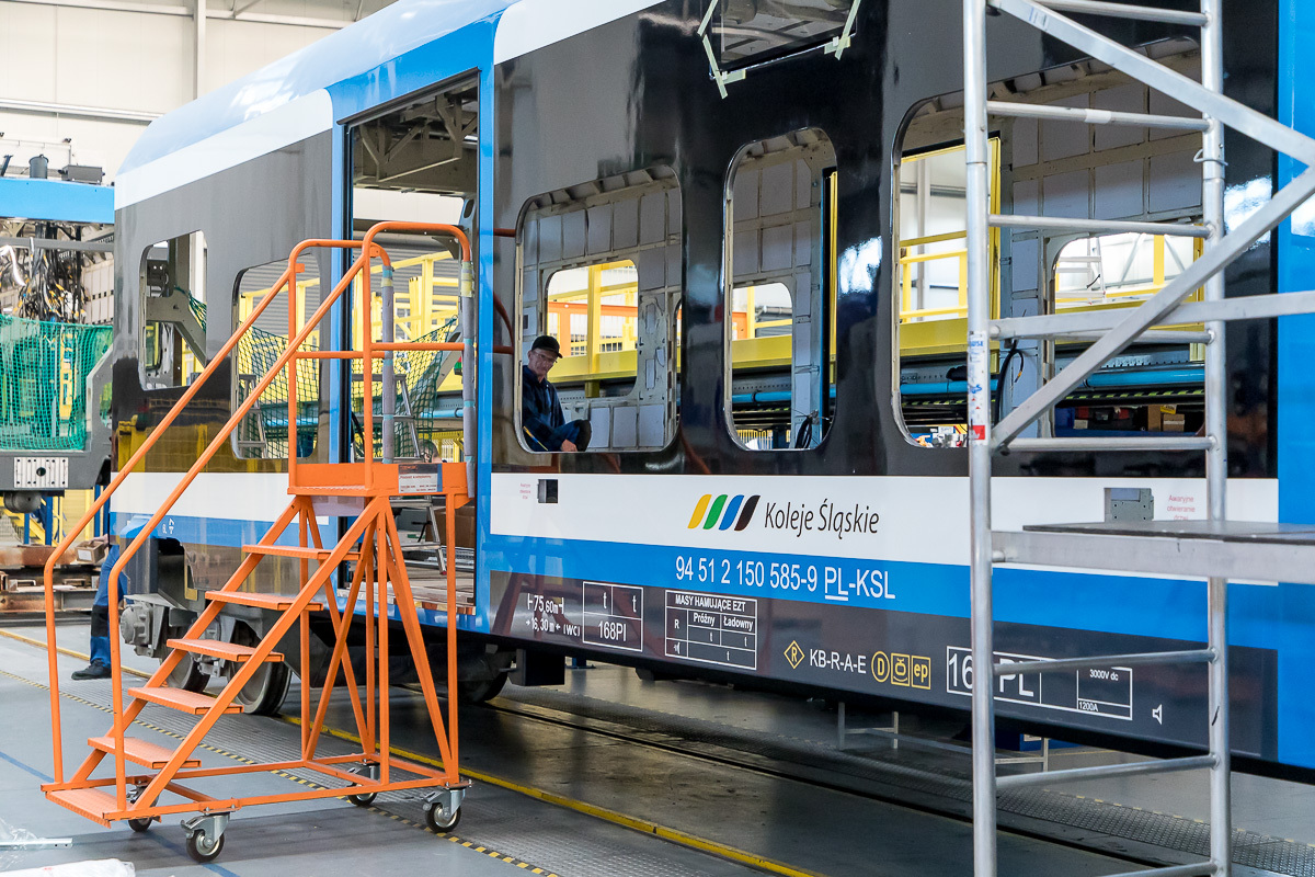 Nowe pociagi kolei slaskich