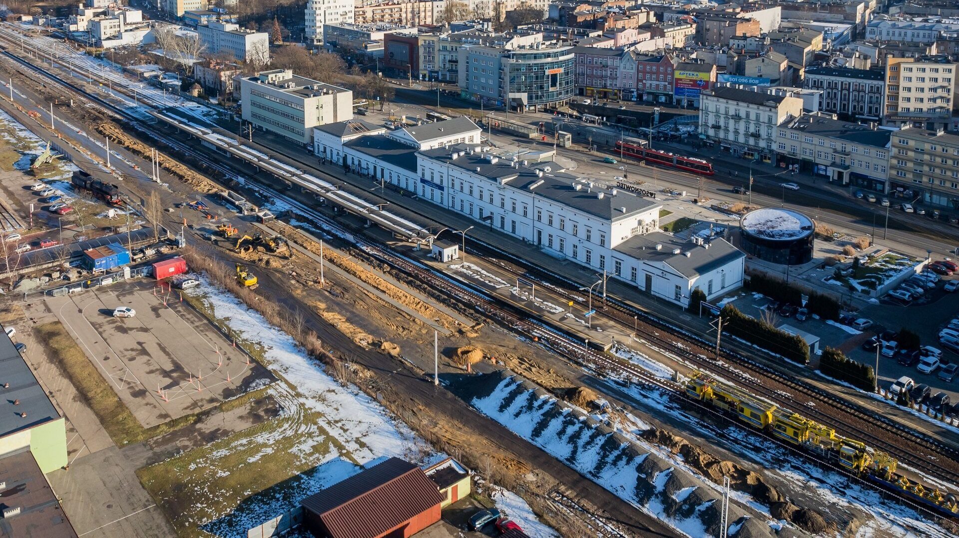 Nowy peron w sosnowcu