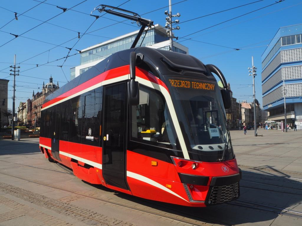 Nowy tramwaj dla Kolei Slaskich