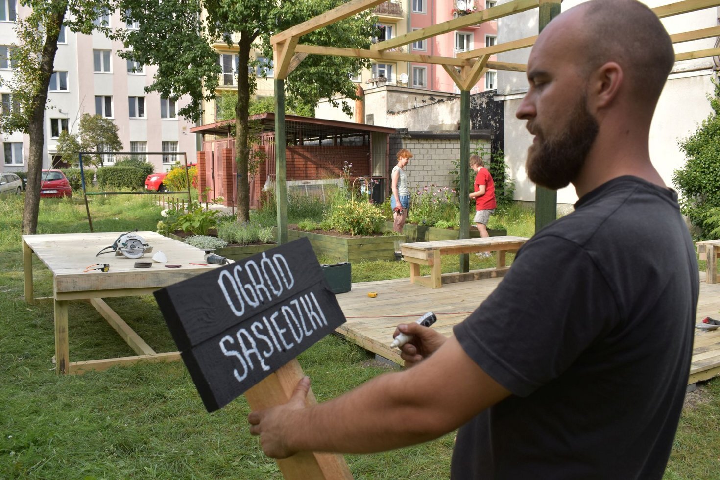 Ogrod sasiedzki warszawa fot Iga Kalbarczyk3