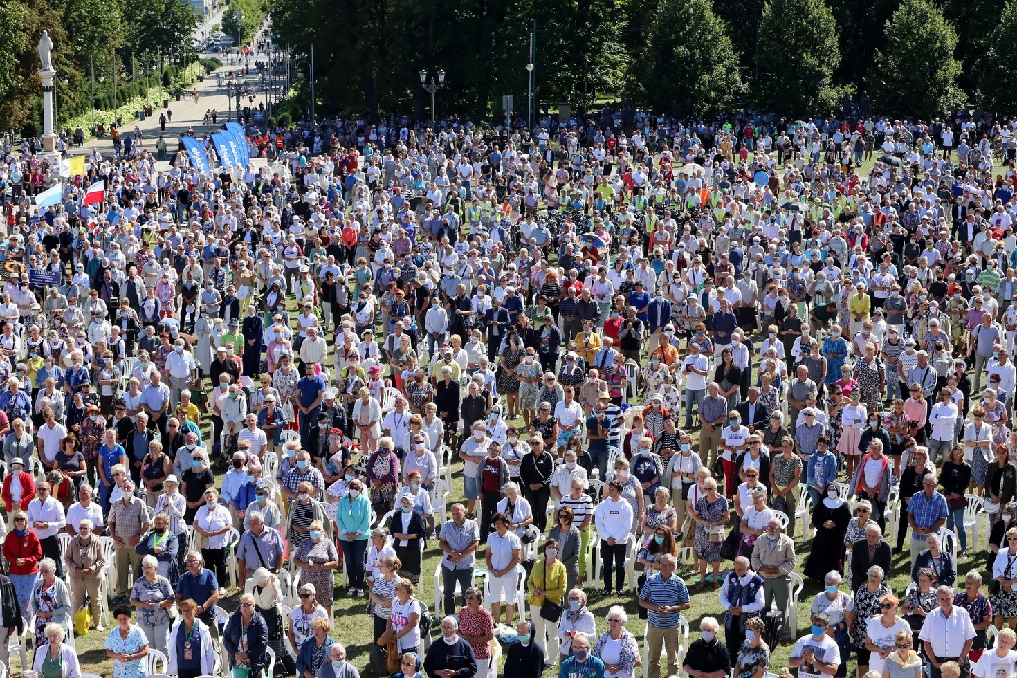 Pielgrzymi na Jasnej Gorze