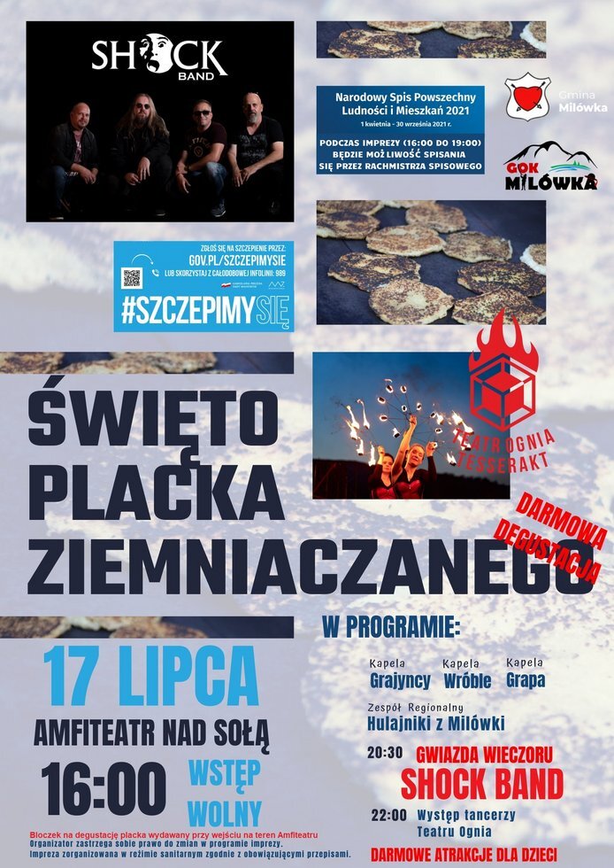 Placek plakat 2021 ziemniaczany