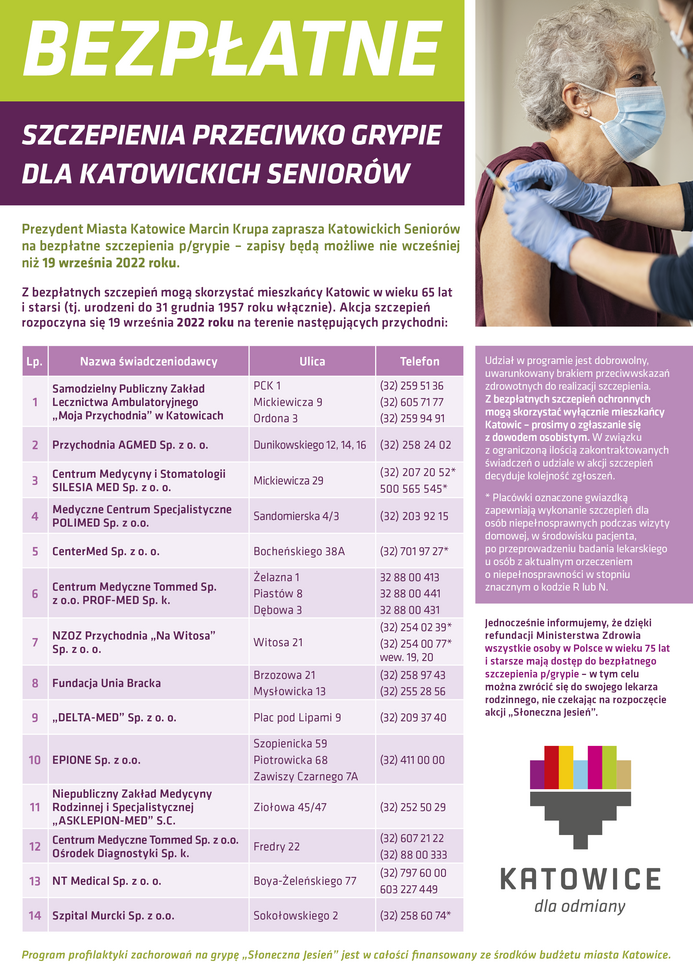 Plakat A2 grypa 2022