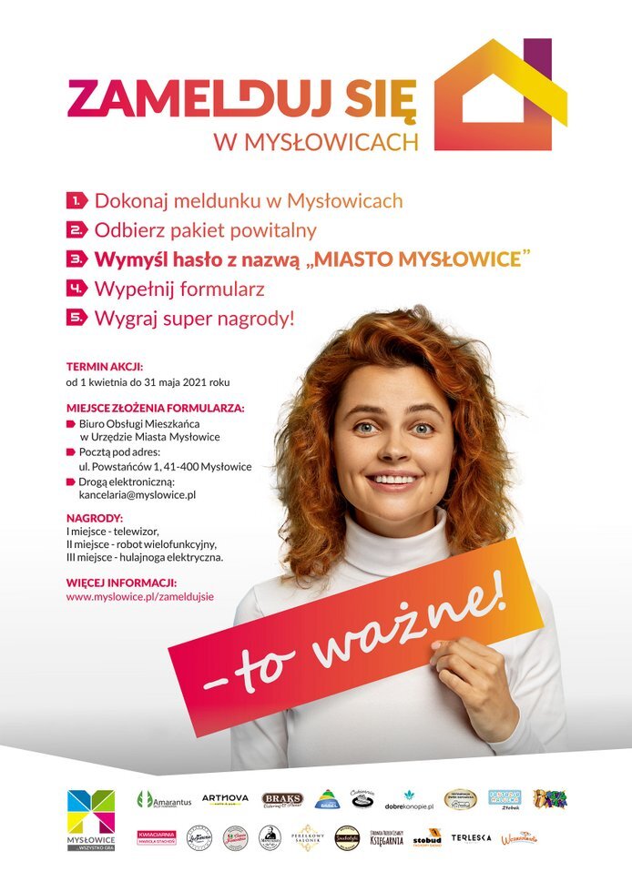 Plakat zamelduj sie