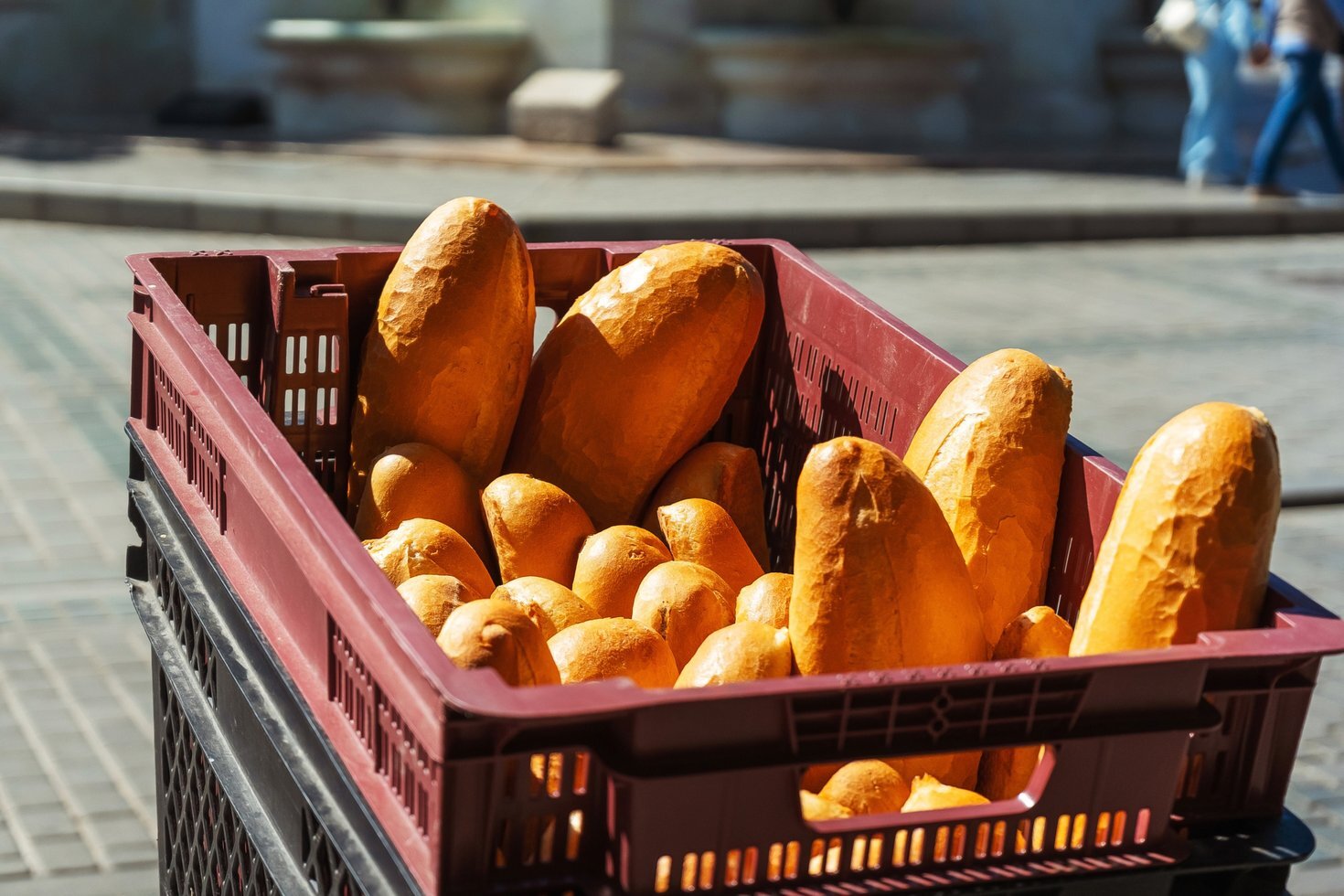 Plastikowe skrzynki na zywnosc